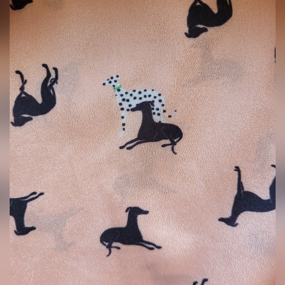 Farm Rio Greyhound Print Dress, VGUC, Size M - Picture 6 of 8